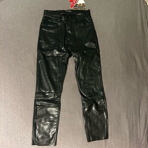Ashley Mason, Size 26, Black Leather pants